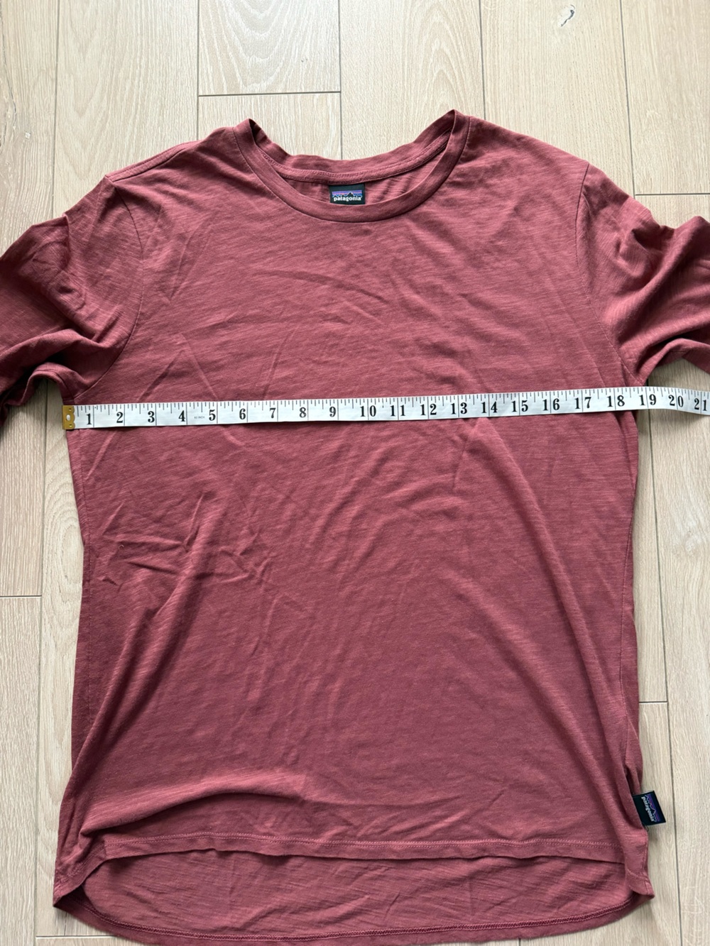 Patagonia Mainstay Long Sleeve Shirt Potters Red Women’s Size Medium - Picture 8 of 9